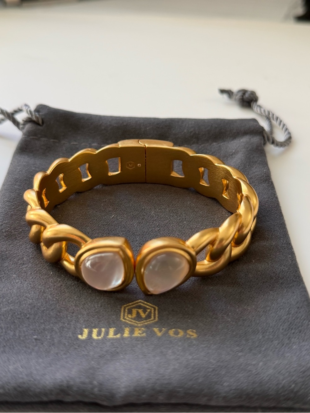 NWOT Julie Vos Gold-Tone Chain Bracelet
